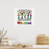 Poster Accueil des réfugiés (Cuisine)