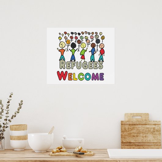 Poster Accueil des réfugiés (Cuisine)