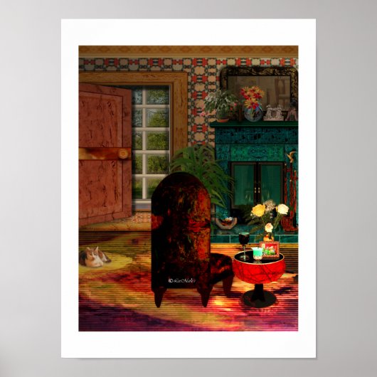 Poster Accueil Douce Maison conception créative de LeeMar (Devant)