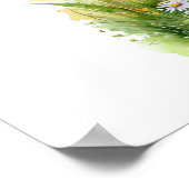 Poster Accueil du Baby shower Animaux forestiers enchanté (Coin)