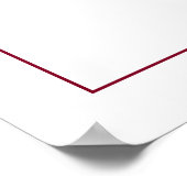 Poster Accueil du Baby shower équestre de Preppy (Coin)