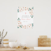 Poster Accueil du Baptême floral féminin (Cuisine)