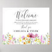 Poster Accueil du Fleur sauvage de cérémonie de débranche (Devant)