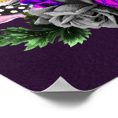 Poster Accueil du thé de mariage Purple Wonderland (Coin)