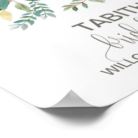 Poster Accueil Fête des mariées de feuillage (Coin)