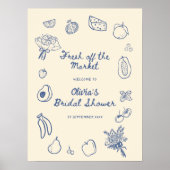 Poster Accueil Hors Fête des mariées Bleue Du Marché (Devant)