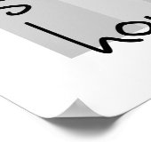 Poster accueil maison douce maison moderne noir blanc gri (Coin)