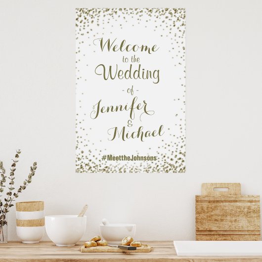 Poster Accueil mariage (Cuisine)