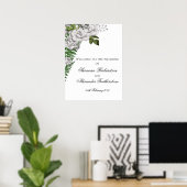 Poster Accueil Mariage des Roses et Fermes blanches (Bureau à domicile)