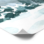 Poster Accueil mariage hiver merveilleux (Coin)