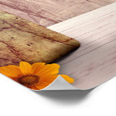 Poster Accueil mariage Lait rustique Can (Coin)