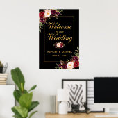 Poster Accueil Mariage spécial 3-20x30 (Bureau à domicile)