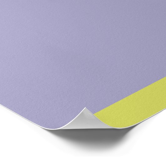 Poster Accueil Mariage vert violet moderne (Coin)