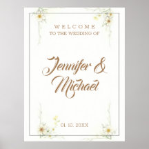 Accueil minimaliste Mariage moderne