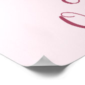 Poster Accueil moderne de la Parties scintillant Quinceañ (Coin)