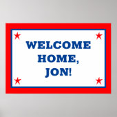 Poster Accueil personnalisé (Devant)