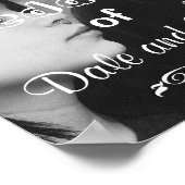 Poster Accueil personnalisé à l'affiche Mariage (Coin)