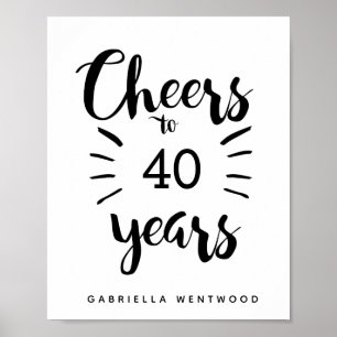 Poster Accueil personnalisé jusqu'à 40 ans