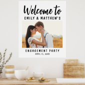 Poster Accueil photo moderne de la partie Engagement (Cuisine)