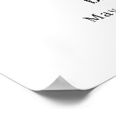 Poster Accueil Rustique Baby shower de pacifier des bière (Coin)