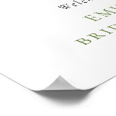 Poster Accueil rustique Fresh off the Market Fête des mar (Coin)