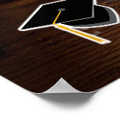 Poster Accueil Rustique Western Graduation Party (Coin)