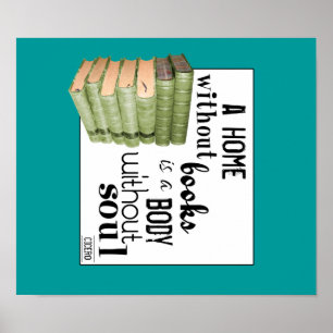 Poster Accueil sans livres = Corps sans âme