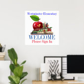 Poster Accueil scolaire - SRF (Bureau à domicile)