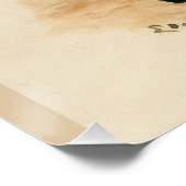 Poster Accueil Sweet Home Par Louis Wain. Chat Noir (Coin)