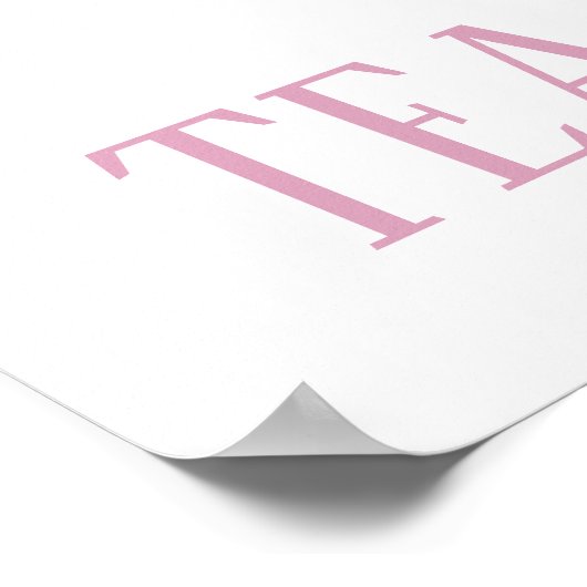 Poster Accueil Tea Party (Coin)