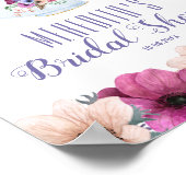 Poster Accueil thé Fête des mariées (Coin)