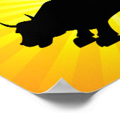Poster Accuser Black Bull de Wall Street (Coin)