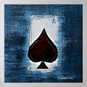 Poster Ace de Spade Man Cave Art (Devant)