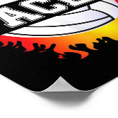 Poster Ace Name Volley Player Boys Ball and Net Sport (Coin)