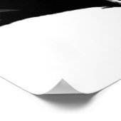 Poster Ace noir et blanc (Coin)