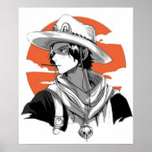 Poster Ace noir et blanc (Devant)