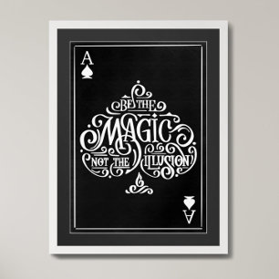 Poster Ace of Spades Motivational Typographie citation