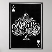 Poster Ace of Spades Motivational Typographie citation (Devant)