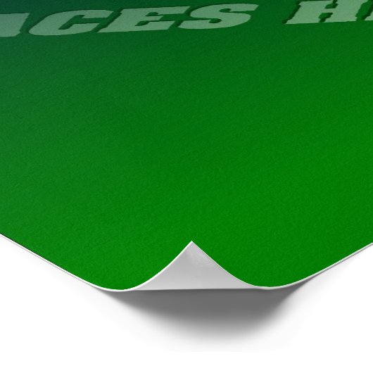 Poster Aces élevées (Coin)