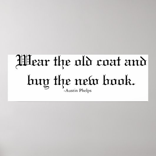 Poster Achète le nouveau livre. (Devant)