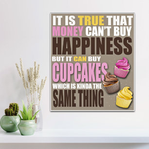 Poster Acheter Cupcakes