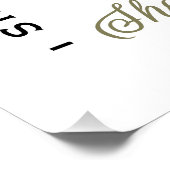 Poster Acheter petit et local ce vert de Noël (Coin)