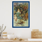 Poster Achetez chez nous avec une boucle dorée (Cuisine)