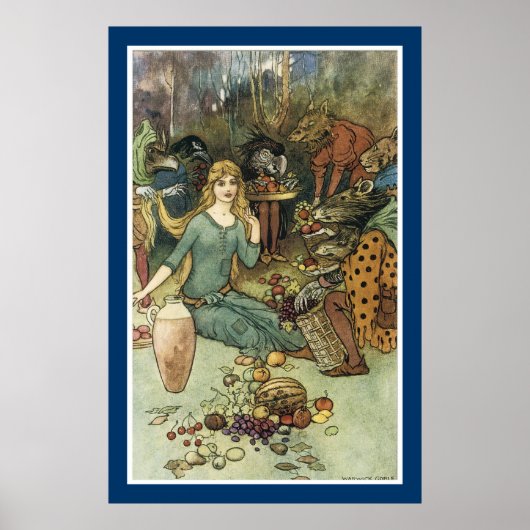 Poster Achetez chez nous avec une boucle dorée (Devant)