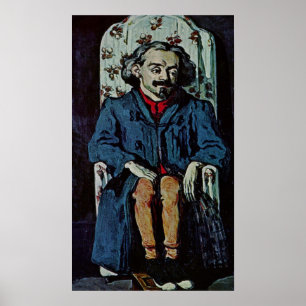 Poster Achille Emperaire - Paul Cezanne - c1868