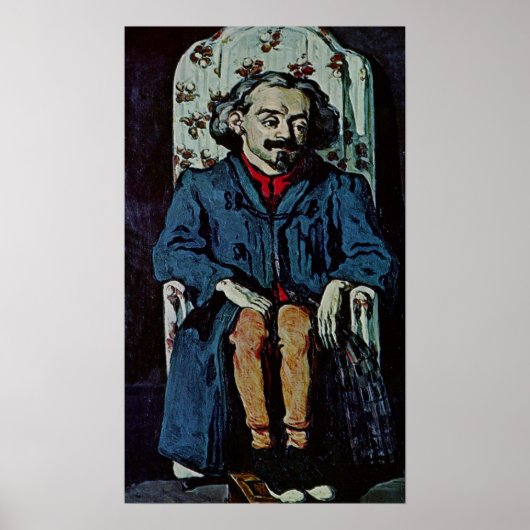 Poster Achille Emperaire - Paul Cezanne - c1868 (Devant)