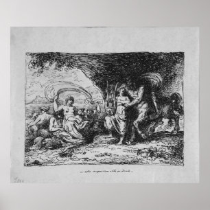 Poster Achille enseigné par Centaur Chiron Comment jouer