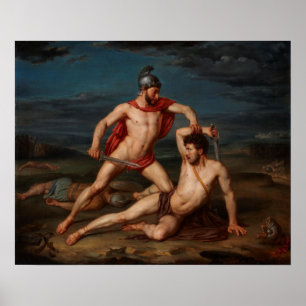 Poster Achilles Slaying Hector