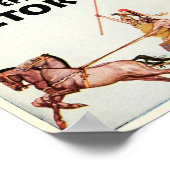 Poster Achilles tue Hector dans l'Illustration Illiade (Coin)