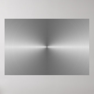 Poster acier circulaire large
